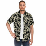 Men Hawaiian Shirt Club Surfing Longboard Logo Hibiscus Aloha Men Short Sleeve Shirt