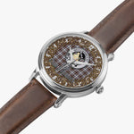 Scottish Borthwick Celtic Circle Silver Automatic Watch Size 46mm