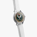 Scottish Learmonth Celtic Circle Silver Automatic Watch Size 46mm