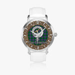 Scottish Carmichael Celtic Circle Silver Automatic Watch Size 46mm