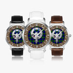 Scottish Sempill Celtic Circle Silver Automatic Watch Size 46mm