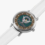 Scottish Shaw Celtic Circle Silver Automatic Watch Size 46mm