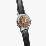 Scottish Chattan Celtic Circle Silver Automatic Watch Size 46mm