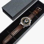 Scottish Dundas Celtic Circle Silver Automatic Watch Size 46mm