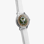 Scottish Bisset Celtic Circle Silver Automatic Watch Size 46mm