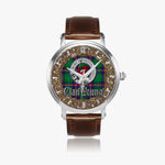 Scottish Young Celtic Circle Silver Automatic Watch Size 46mm