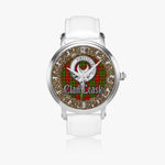 Scottish Leask Celtic Circle Silver Automatic Watch Size 46mm