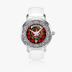 Aikenhead Scottish Clan Tartan Crest Badge Silver Automatic Watch Size 46mm