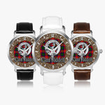 Scottish Riddell Celtic Circle Silver Automatic Watch Size 46mm