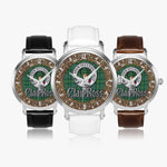 Scottish Ross Celtic Circle Silver Automatic Watch Size 46mm
