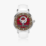 Scottish MacRae Celtic Circle Silver Automatic Watch Size 46mm