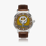 Scottish Houston Celtic Circle Silver Automatic Watch Size 46mm