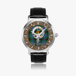 Scottish Davidson Celtic Circle  Silver Automatic Watch Size 46mm