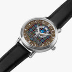 Scottish Stirling Celtic Ring Silver Automatic Watch Size 46mm