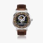Scottish Muir Celtic Circle Silver Automatic Watch Size 46mm