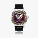 Scottish Trotter Celtic Ring Silver Automatic Watch Size 46mm
