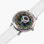 Scottish Maitland Celtic Circle Silver Automatic Watch Size 46mm