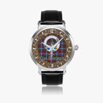 Scottish Dalrymple Celtic Circle Silver Automatic Watch Size 46mm