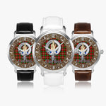 Scottish Boyd Celtic Circle Silver Automatic Watch Size 46mm