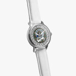 Craig Scottish Clan Tartan Crest Badge Silver Automatic Watch Size 46mm