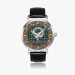 Scottish Watson Celtic Ring Silver Automatic Watch Size 46mm