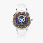 Scottish Kinnaird Celtic Circle Silver Automatic Watch Size 46mm