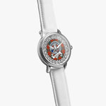 Maclean Scottish Clan Tartan Crest Badge Silver Automatic Watch Size 46mm