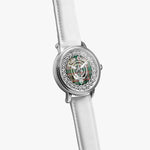 Scottish Craig Clan Tartan Crest Badge Silver Automatic Watch Size 46mm