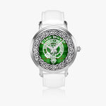 Scottish Boyle Tartan Crest Badge Silver Automatic Watch Size 46mm