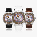 Scottish Boswell Celtic Circle Silver Automatic Watch Size 46mm