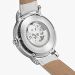 Turnbull Scottish Clan Tartan Crest Badge Silver Automatic Watch Size 46mm
