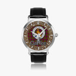 Scottish Gow Celtic Circle Silver Automatic Watch Size 46mm