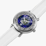 Macneil Scottish Clan Tartan Crest Badge Silver Automatic Watch Size 46mm