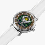 Scottish Purves Celtic Circle Silver Automatic Watch Size 46mm
