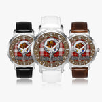 Scottish MacFie Celtic Circle Silver Automatic Watch Size 46mm