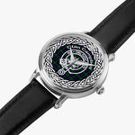 Campbell Of Cawdor Modern Clan Tartan Crest Badge Silver Automatic Watch Size 46mm