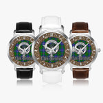 Scottish Turnbull Celtic Circle Silver Automatic Watch Size 46mm