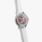 MacNab Scottish Clan Tartan Crest Badge Silver Automatic Watch Size 46mm