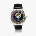 Scottish MacThomas Celtic Circle Silver Automatic Watch Size 46mm