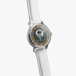 Scottish MacLaren Celtic Circle Silver Automatic Watch Size 46mm