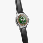 Scottish MacArthur Celtic Circle Silver Automatic Watch Size 46mm
