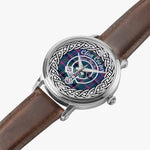 Cooper Scottish Clan Tartan Crest Badge Silver Automatic Watch Size 46mm
