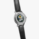 Scottish Sutherland Celtic Ring Silver Automatic Watch Size 46mm