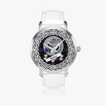 Nairn Scottish Clan Tartan Crest Badge Silver Automatic Watch Size 46mm