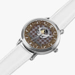 Scottish Borthwick Celtic Circle Silver Automatic Watch Size 46mm