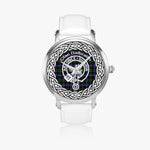 Scottish Galbraith Clan Tartan Crest Badge Silver Automatic Watch Size 46mm