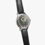 Scottish Melville Celtic Circle Silver Automatic Watch Size 46mm