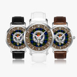 Scottish Smith Celtic Circle Silver Automatic Watch Size 46mm