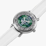 Fairbairn Scottish Clan Tartan Crest Badge Silver Automatic Watch Size 46mm