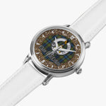 Scottish MacLellan Celtic Circle Silver Automatic Watch Size 46mm